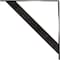 Ekena Millwork Traditional Steel Bracket, Antiqued Silver 2"W x 24"D x 24"H BKTM02X24X24TRASV - alternate 10